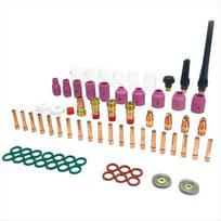 BHBL 71pcs TIG Welding Torch Accessories Kit Alumina Nozzle Collets Body Stubby Lens 12 Glass Cup Consumables Kit China Mainland