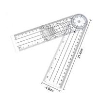 0-140mm 360° Goniometer Angle Medical Spinal Angle Ruler Angle Inclinometer Ruler Protractor Angle finder Measuring Tool 1PCS