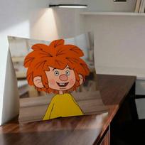 M-Meister E-Eder Und Sein P-Pumuckl Personalized Pillow Dust Cover Bedroom Party Decoration Pillowcase Birthday Children Gift Short plush 30*30(CM)-1Pcs