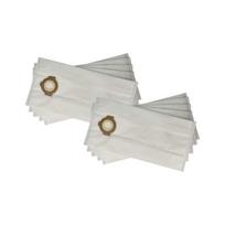 10x Dust Bags Compatible with Milwaukee M18 FPOVCL & M12 FVCL Vacuum - 40cm x 19.5cm White