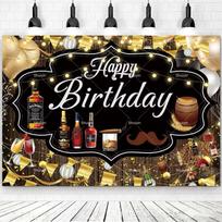 Whiskey Cigar Vintage Wooden Photography Background Men Birthday Decorations Party Supplies Summer Style Bar Wall Decor Curtain 90.6x70.8inch/230*180cm white