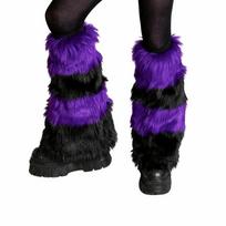 Tamprios angos Purūs kojų šildytuvai Minkšti ir purūs pūkuoti kojų dangalai Pliušiniai kojų dangalai Žieminiai drabužiai 5 purple