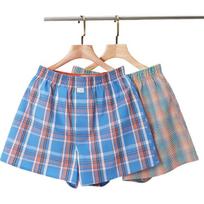 SEPTWOLVES Men's Loose-Fitting Arlo Boxer Briefs, Pure Cotton Dad Home Sleep Shorts, Antibacterial Three-Quarter Length Shorts for Me L For you weight 100-120 jin) gray