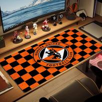 Dundee United FC Color Mouse Pad Large Gaming Table Cushion Non-slip Laptop Tablet Big Mousepad XXL Mat Mini PC Playmat With Lock edge 30cmx80cm(11.8x31.5inch) orange