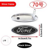 Ford Fiesta Focus 2 3 Mondeo Edge Ranger Fusion Kuga S-MAX Transit Automobilio Priekinių Grotelių Emblema Galinės Bagažinės Logotipo Ženklelis Priedai black