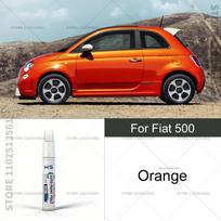 Car Paint Repair Pen Touch Up Scratch Remover DIY Auto Accessories Black Red KRA White KWH Silver Yellow Orange For Fiat 500 Touchup Paint2 oranžinė