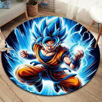 Dragon Ball Super Round Area Rug Carpet Rug For Living Room Bedroom Sofa Playroom Decor Nonslip Floor Mat 100cmx100cm