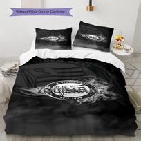 Sk Sturm Graz Crest Custom Name Pattern Bedding Quilt Set Quilt Cover Pillowcase Home Birthday Gift(1 * duvet cover + 2 * pillowcase, without core) 200x220cm