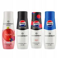 4 Syrups Sodastream Forest Fruits + Pepsi Max + Pepsi Max Cherry + Pepsi