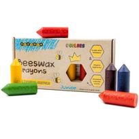 Medenka Junior Beeswax Pencils 1+ (6 Colors) 100% Natural