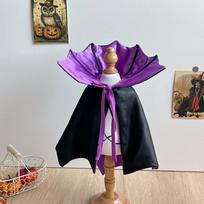 Vampyro Drakulos Helovino apsiausto kostiumas katėms [One Size]