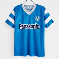 Marseille Retro Football Jersey 1998-99 Away 7 Pires Vintage Soccer Shirt Unisex Adult Sportswear XXL