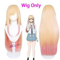 Kitagawa Marin Cosplay Anime Kitagawa Marin Cosplay Kostiumas Suknelė Mokyklinė Uniforma Perukas Kostiumas Didelio Dydžio Moterims L&Kitagawa Marin gray