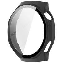 Case + Glass for Huawei Watch GT 7 Pro 46mm PC All-around Bumper Anti-scratch Protective Cover + Screen Protector Accessories 7 frosted Black Huawei GT7