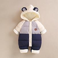 Winter Baby Romper: Fashionable Unisex Crawling Onesie Suit 80 cm white