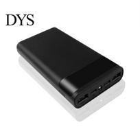 Power Bank Box Shell with Digital Display Plug Play Large Capacity Dual USB Battery Phone Output LED Lamp 6x18650 Charger Case Supply black