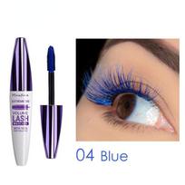 5D šilko pluošto tušas 5 spalvų blakstienų priauginimas blakstienų šepetėlis vandeniui atsparus grožio makiažas 04#BLUE beige