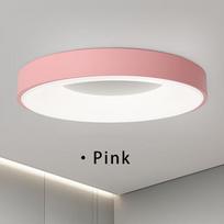 LED lubų šviestuvas Nordic Macaron Circular 110V-260V Pritemdomas Miegamasis Koridorius Darbo kambarys Balkonas Vaikų kambarys Namų šviesa Diameter -30cm rožinė
