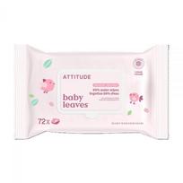 ATTITUDE drėgnos servetėlės kūdikiams BABY LEAVES, 72 vnt.