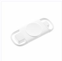 Magnetic Wireless Charger Portable USB Type-C Port Watch Charging for Apple Watch  9 8 7 6 SE 5 4 3 2 Fast Charging Dock Station pilka spalva