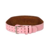 Durable And Safe Leather Fitness Weight Lifting Belt For Women With Padded Lumbar Support For Power Lifting Workout & Squats Exercise L brown