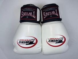 Unisex bokso ir Muay Thai treniruočių pirštinės vaikams ir suaugusiems white