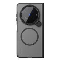 NILLKIN Magnetinis dėklas Vivo X Fold 6 Fold6 TPU + PC Kietas galinis dangtelis Anti-Fingerprint CA4017 X Fold6 skaidri juoda spalva
