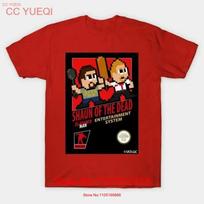 Shaun Of The Dead Retro 8 Bit Gaming Made In Australia T Shirt S 5xl Vintage Breathable Stretched Stylish Fashion Unisex 4XL black