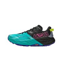 Hoka One One Speedgoat 7 Color Block Simple Fit Trail Running Shoes Women sneaker 1171929-BCQ 38 black