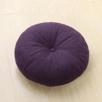 Lininė Zafu meditacijos pagalvė Storas klūpėjimo kilimėlis Pufas Meditacijos pagalvė Tatamis 40cm tamsiai violetine spalva