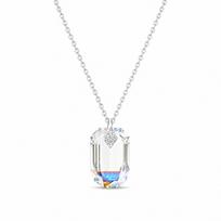 Kaklo papuošalas moterims DiamondSky „Symbiosis (Aurora Borealis)“ su Swarovski kristalais