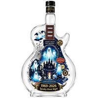 Bat Halloween Guitar Shaped Decanter Pumpkin Empty Wine Bottle  Halloween Holiday StyleA white