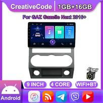 9 colių Android automobilio radijas Carplay, skirtas GAZ Gazelle Next 2016+ 2 din multimedijos vaizdo grotuvas Navigacija GPS Carplay autoradio stereo WIFI BT 2+32GB 1+16GB gray