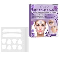 100Pcs Fine Line Remover Face Wrinkle Patches Reusable Smooth Anti-Wrinkles Skin Lifting V Shape Refill Anti-Aging Strip Makeup gray