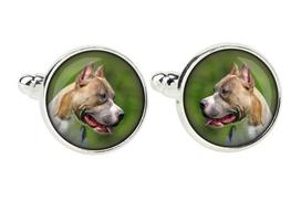 Pit Bull, American Pit Bull Terrier, Pitbull Terrier, APBT - cufflinks, a shirt accessory, a shirt pendant from the Art-Dog brand sidabras