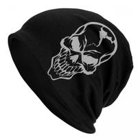 Skull Unisex Adult Beanies Caps Knitting Bonnet Hat Warm Hip Hop Autumn Winter Outdoor Skullies Hats One Size gray