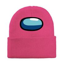 Adults Among Us Unisex Winter Knitted Beanie Hat Boys Girls Warm Woolen Cap RoseRed pink