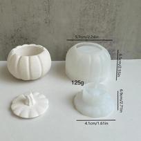 Pumpkin Storage Box Silicone Mold DIY Crystal Epoxy Resin Storage Jar Mirror Mould Thanksgiving Day Decoration Crafts Making balta