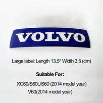 3D Automobilio Grotelių Ženkliukas Lipdukas Priekinės Grotelės Mėlynas Juodas Raidžių Emblema Lipdukai Dekoracija Volvo XC60 XC90 S60 S80 V60 C70 S40 C30 FF1