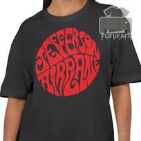 Jefferson Airplane T-Shirt, Grace Slick Shirt, Psychedelic Rock Folk Rock Tee, 60s American Rock Band Shirt, Retro Music Graphic Tee 140 red