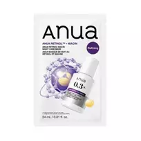 Anua Retinol Niacin Night Care Mask naktinė lakštinė veido kaukė su retinoliu ir niacinamidu 24 ml