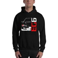 hoodie-Casual Pullover Sweatshirt New JDM Civic EG 6 XXXL black