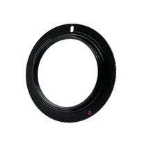 M42 Lens Adapter Ring for Canon, Nikon, Sony Cameras E mount body black
