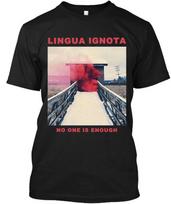 Limited New Lingua Ignota No One Is Enough American Christian Logo T-SHIRT S-4XL S beige
