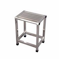 Stainless Steel Bench Quick Drainage Slatted Top Rust Proof Stool for Home