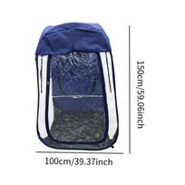 Weather Proof Tent Single Person Portable Shelter Waterproof Instant Wind Resistant Up PVC