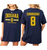 Sophie Cunningham #8 Indiana Krepšinio Marškinėliai Unisex Medvilniniai Marškinėliai Gerbėjų Apranga XXXL yellow