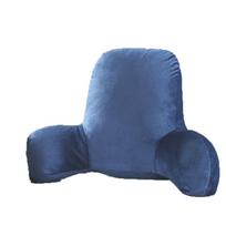 Back Rest Pillow Support Reading with Memory Foam for Bed, Reading, mėlyna