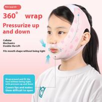 Anti-Snoring Strap Facial Skin Lifting Close Mouth For Reduce Snoring Health Care Beauty Tool Stop Snoring Belt For Kids rožinė