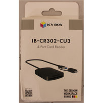IŠPARDAVIMAS. | Raidsonic 4-in-1 Card Reader with USB 3.2 Gen 1 Type-A + Type-C | IB-CR302-CU3 | PAŽEISTA PAKUOTĖ | IB-CR302-CU3SO